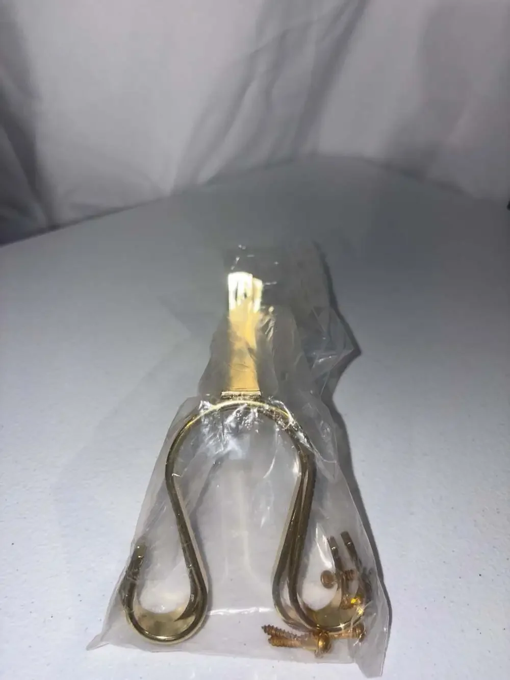 Vintage Brass Tone Decorative Wall Hook Or Sconce Arm